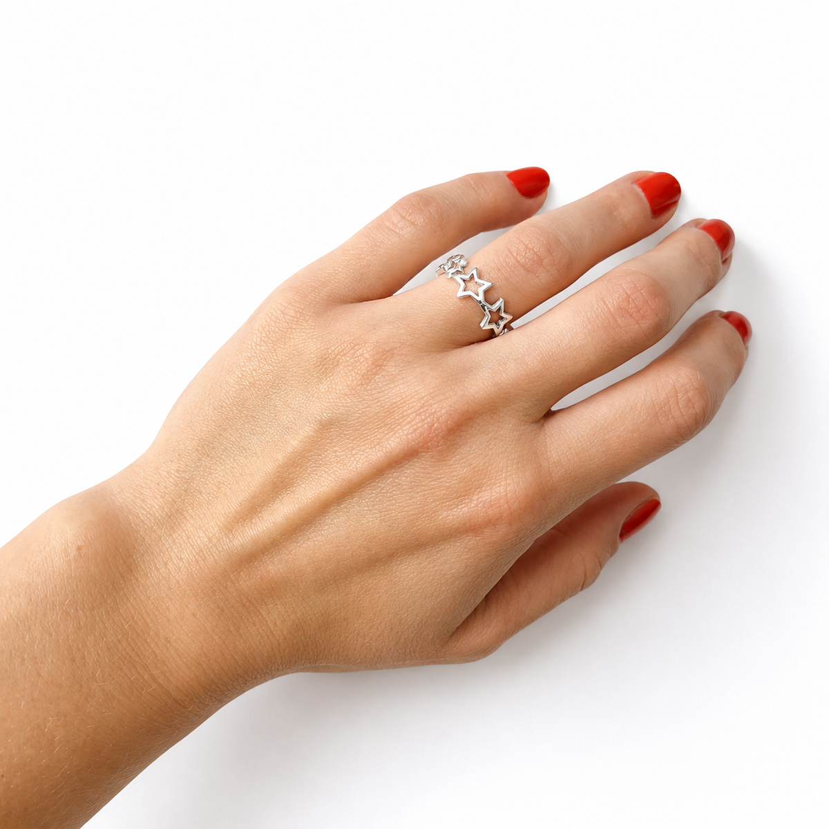 Sterling Silver Stars ring