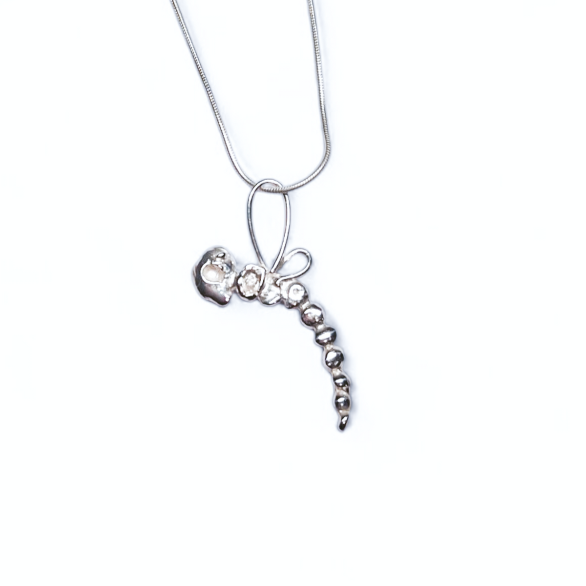 Sterling Silver Dragonfly Necklace
