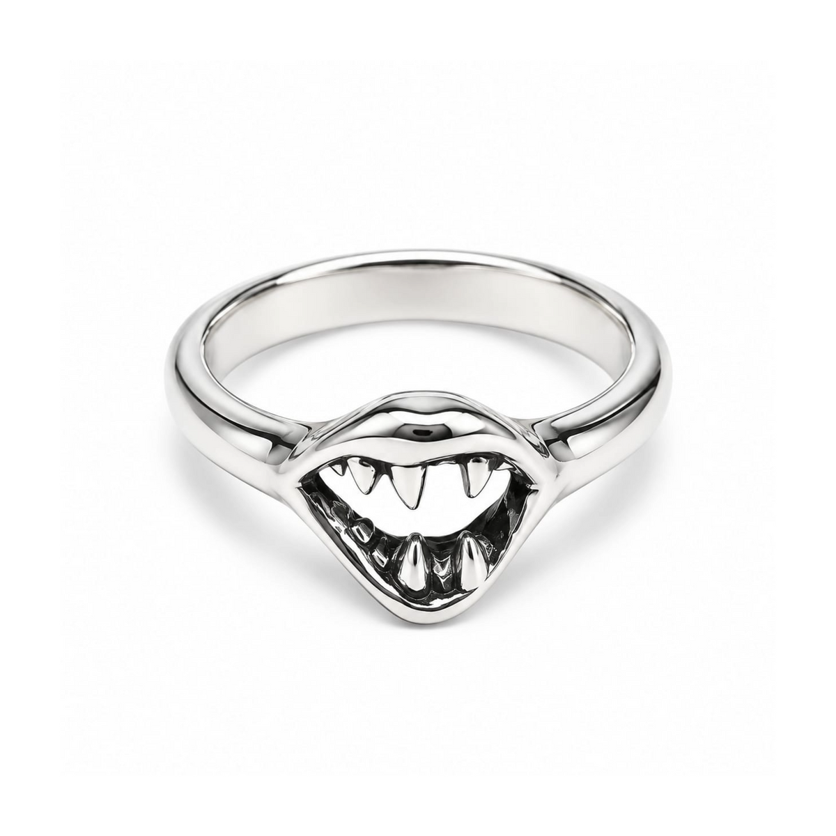 Sterling Silver Vampire Ring