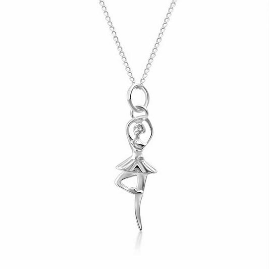 Sterling Silver Ballerina Pendant