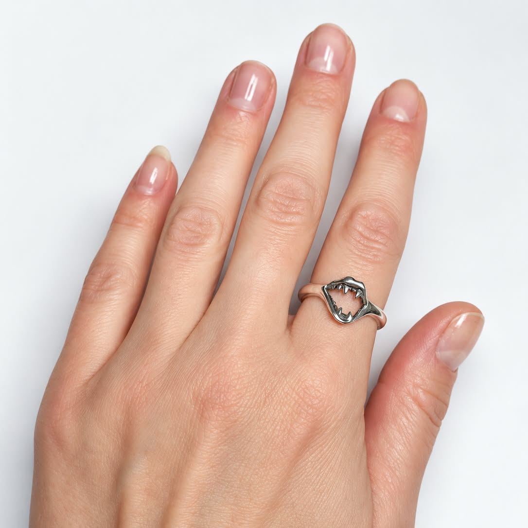Sterling Silver Vampire Ring