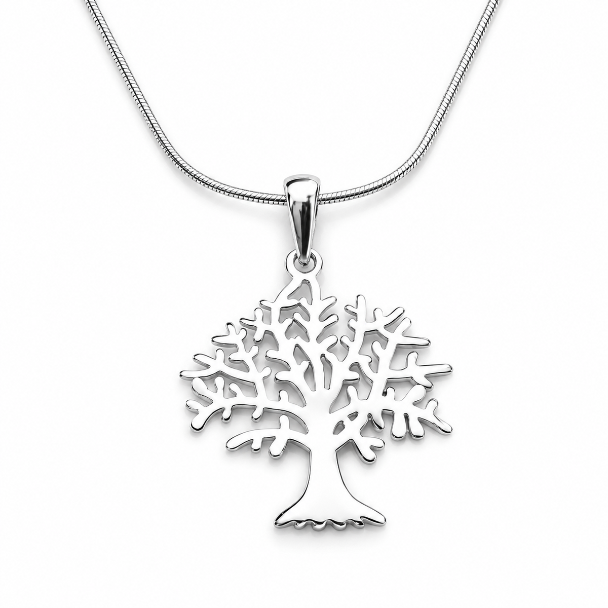 Sterling Silver Large Tree Of Life Pendant