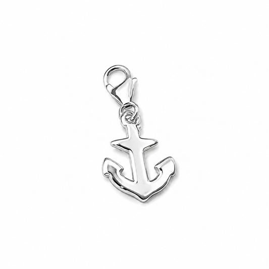 Sterling Silver Flat Anchor Charm