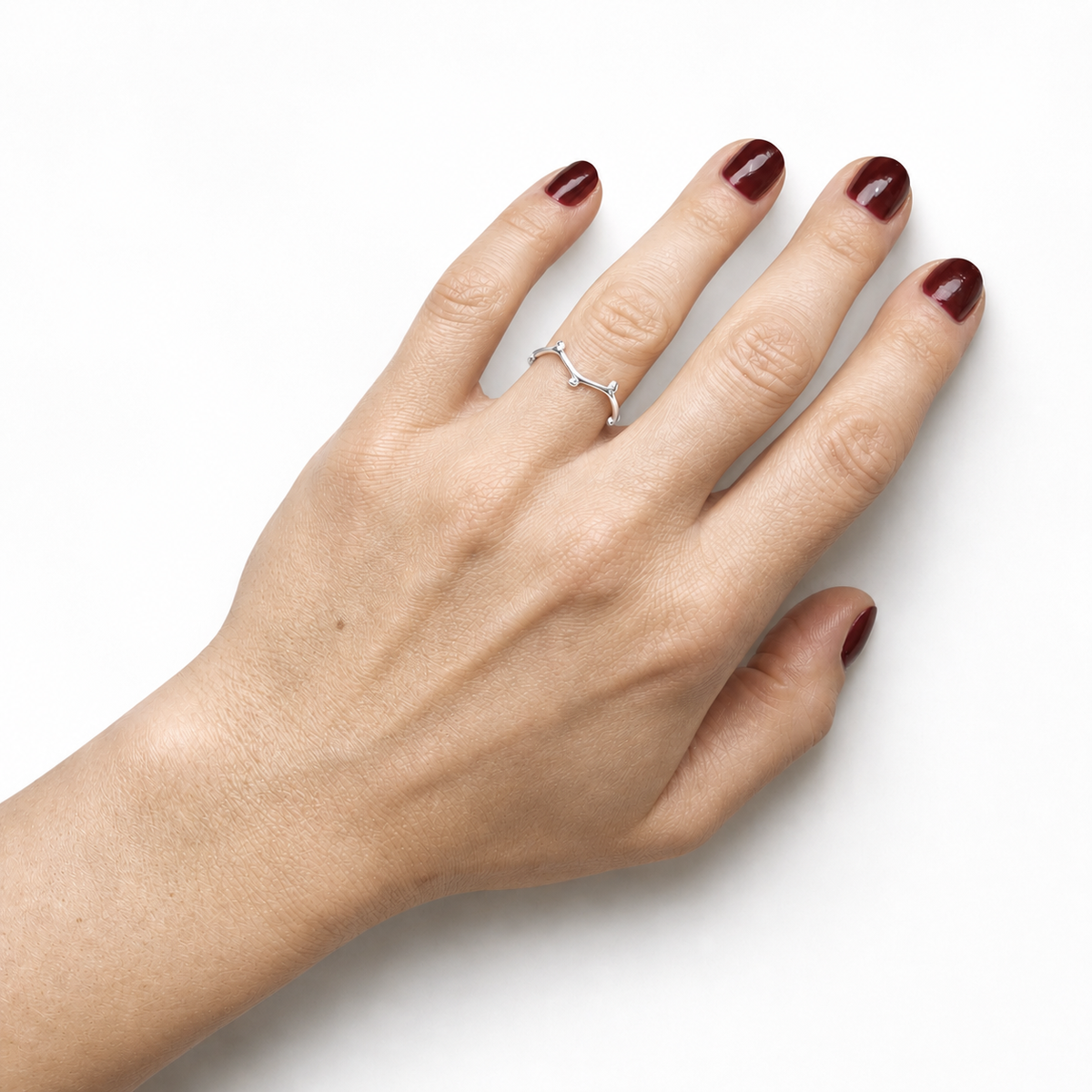 Sterling Silver Twig Ring