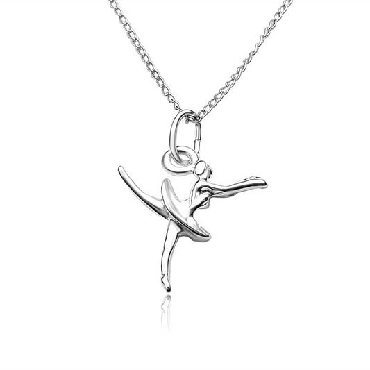 Sterling Silver Petite Ballerina Pendant