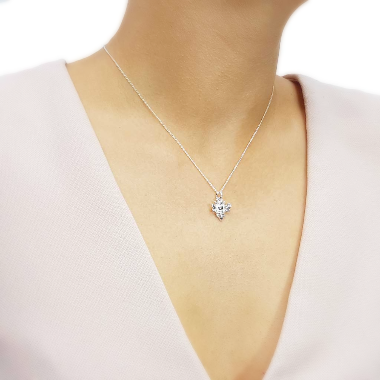 Sterling Silver Bee Pendant
