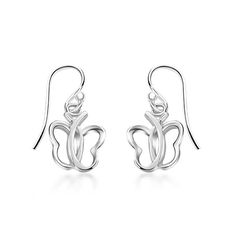 Sterling Silver Butterfly Earrings