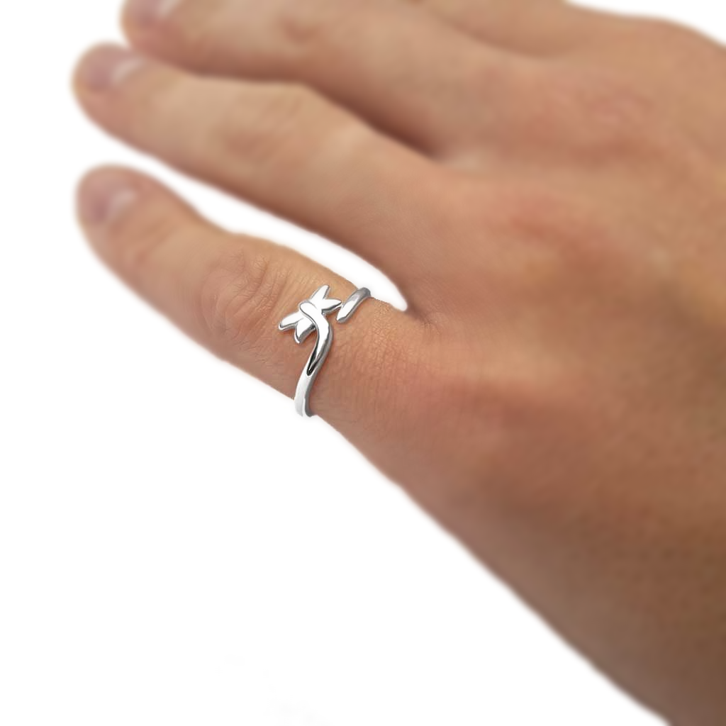 Sterling Silver Butterfly Ring