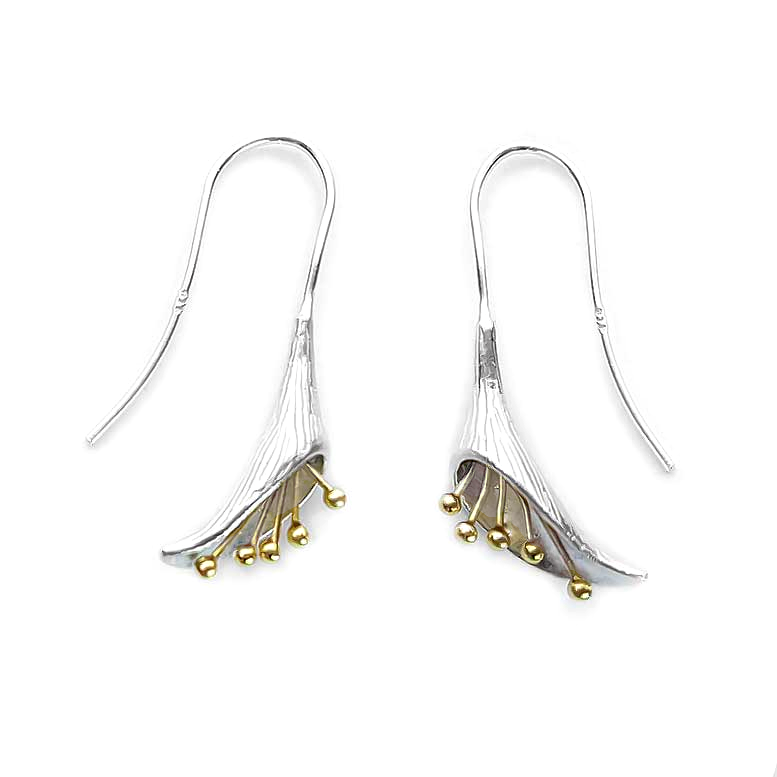 Sterling Silver Calla-Lily Earrings