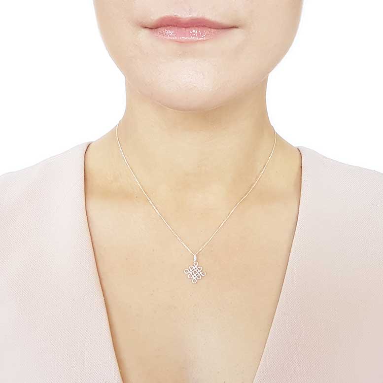 Sterling Silver Celtic Knot Necklace