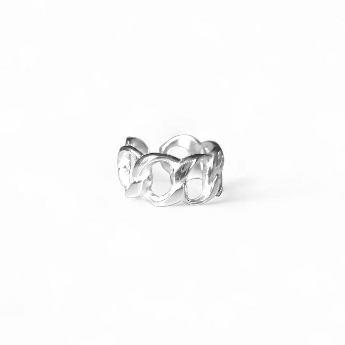 Sterling Silver Chain Ring