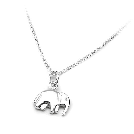 Sterling Silver Elephant Pendant
