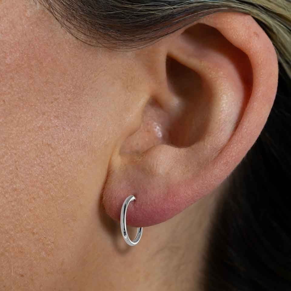 Sterling Silver Hoop Earrings
