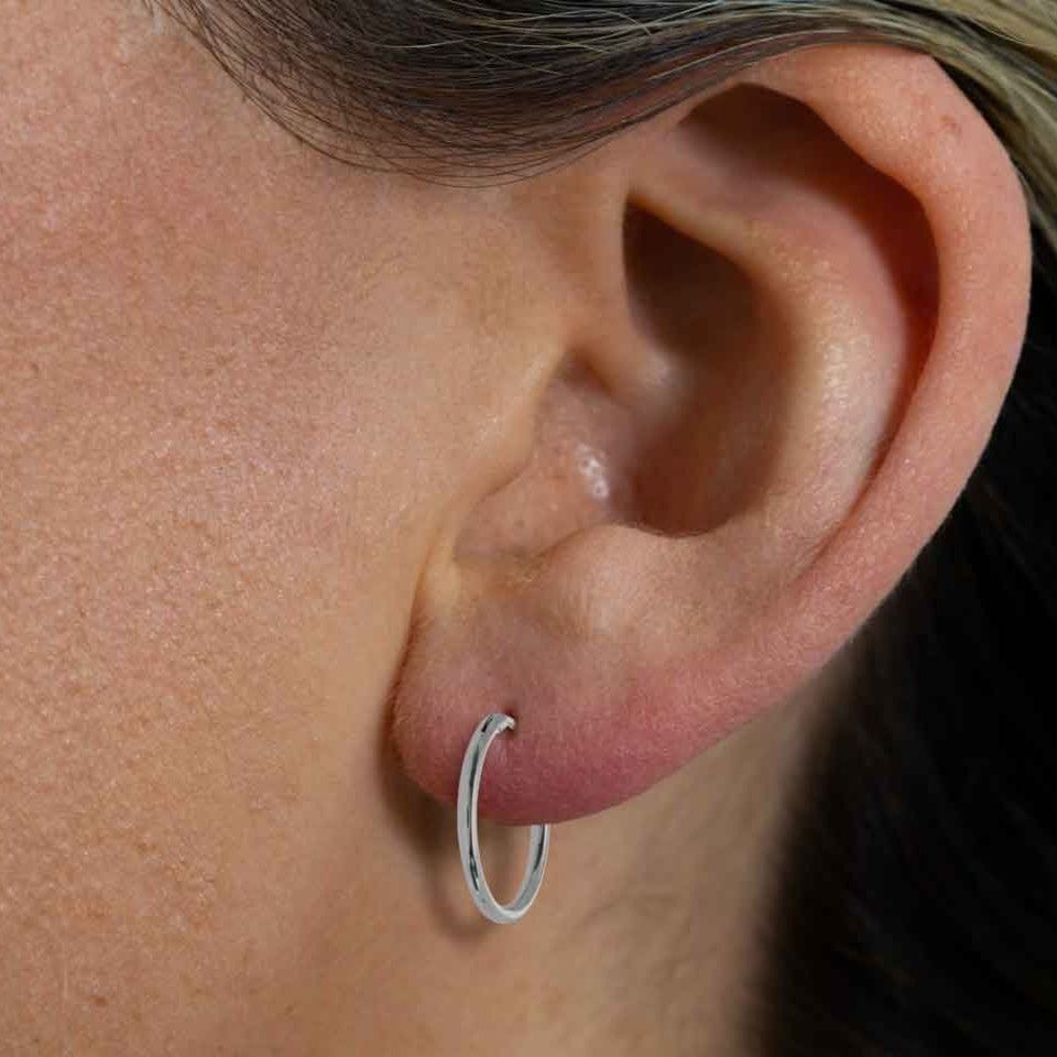 Sterling Silver Hoop Earrings