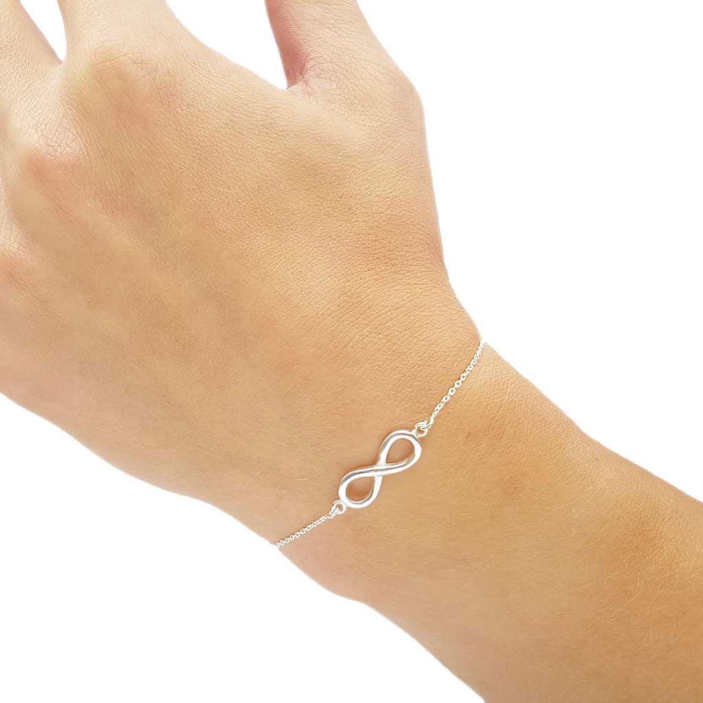 Sterling Silver Infinity Bracelet