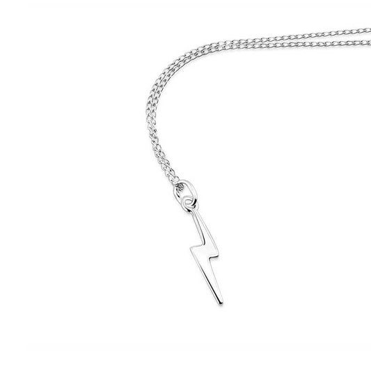 Sterling Silver Lightning Bolt Pendant