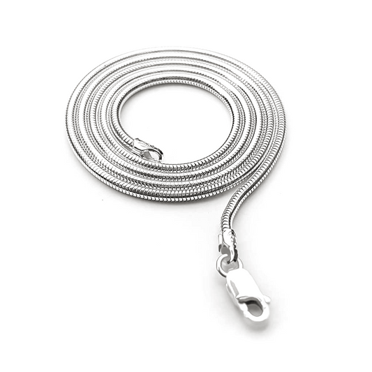 Sterling Silver Round Snake Chain - 1.6mm