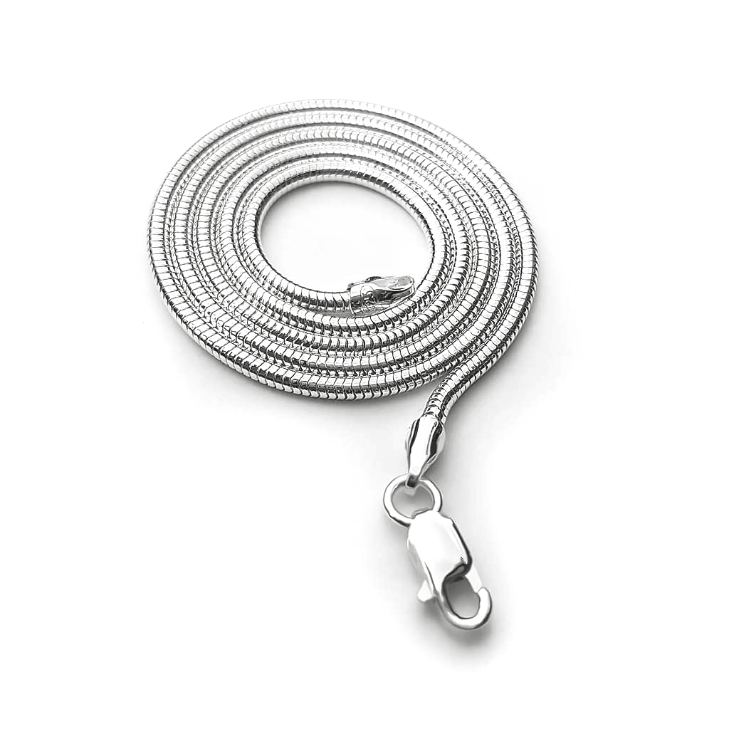 Sterling Silver Round Snake Chain - 1.9mm