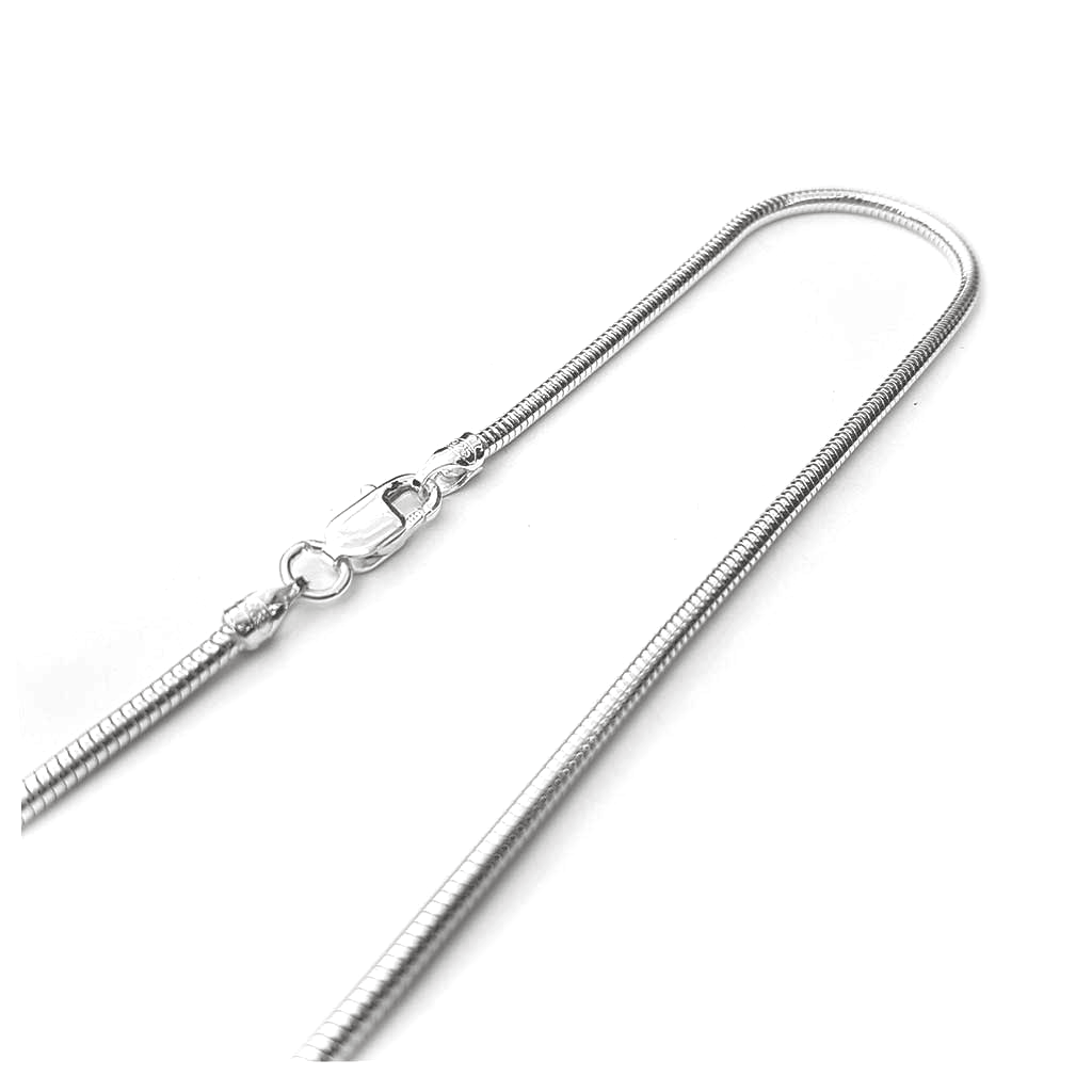 Sterling Silver Round Snake Chain - 1.9mm