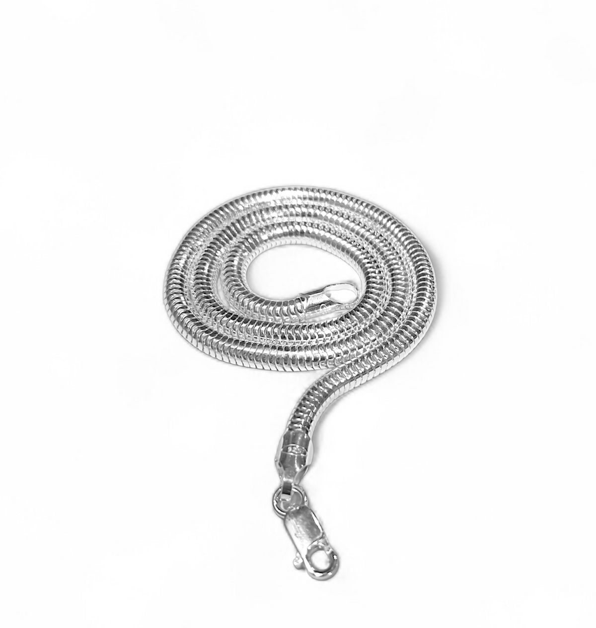 Sterling Silver Chunky Round Snake Chain - 5mm