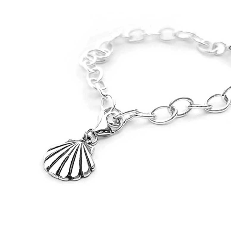 Sterling Silver Sea Shell Charm