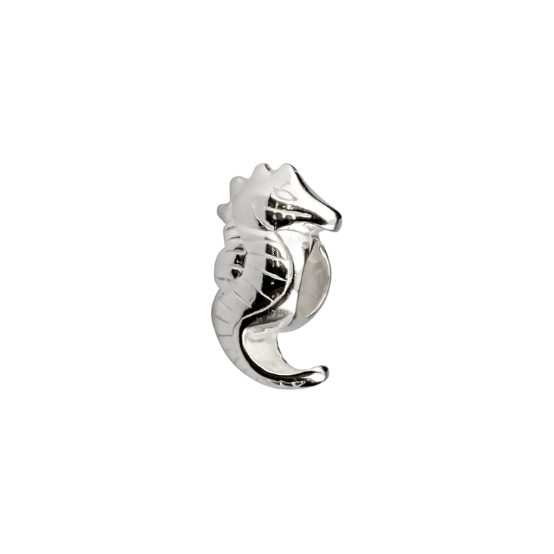 Sterling Silver Seahorse Bead Charm