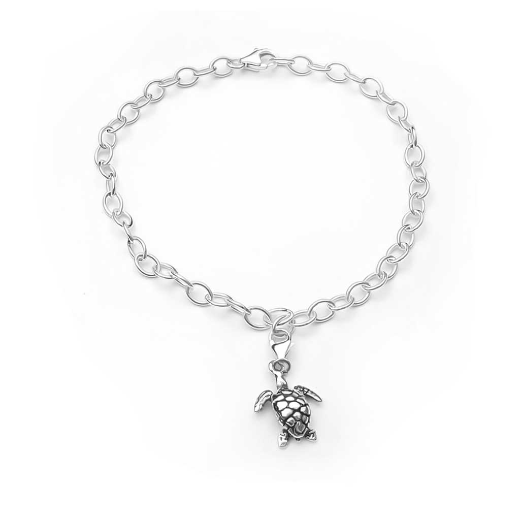Sterling Silver Turtle Charm