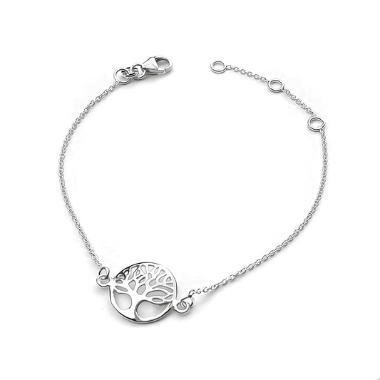 Sterling Silver Tree of Life Bracelet
