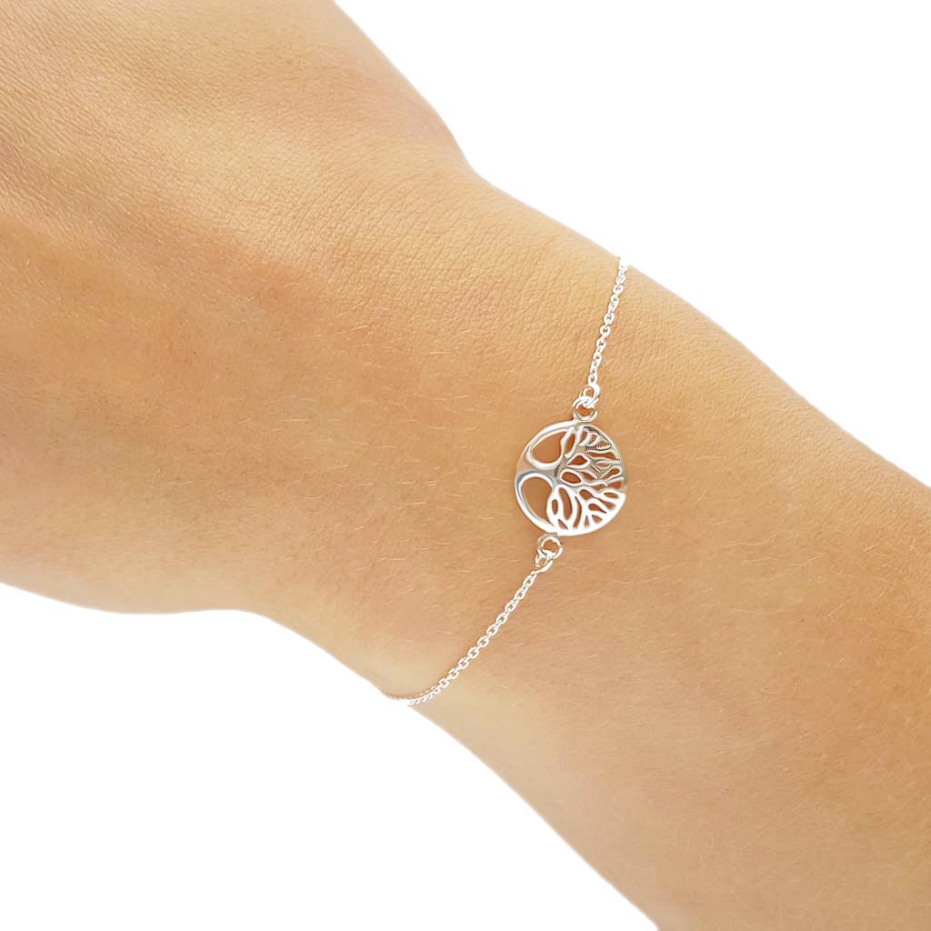 Sterling Silver Tree of Life Bracelet